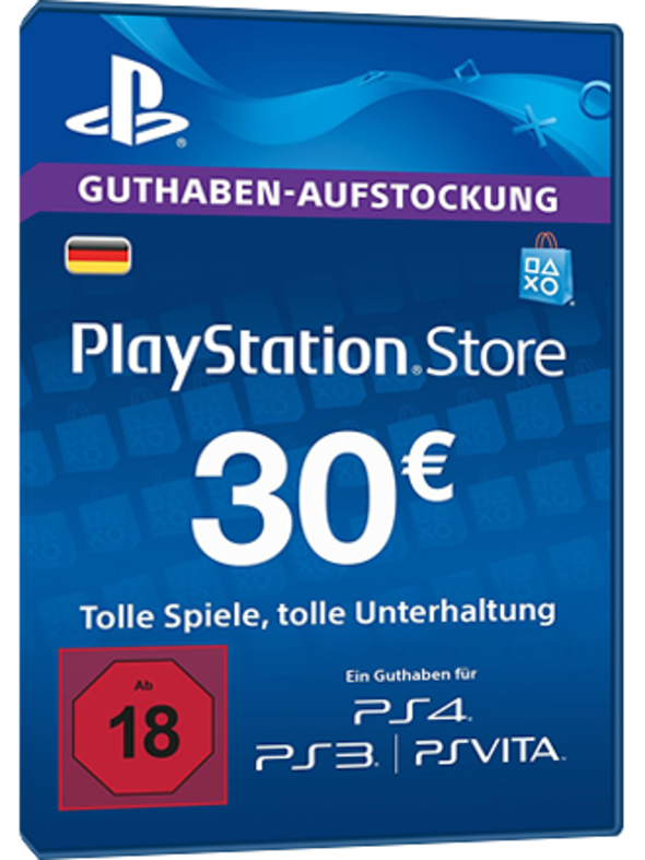 PSN Playstation Card 30 Euro Download bei Trustload